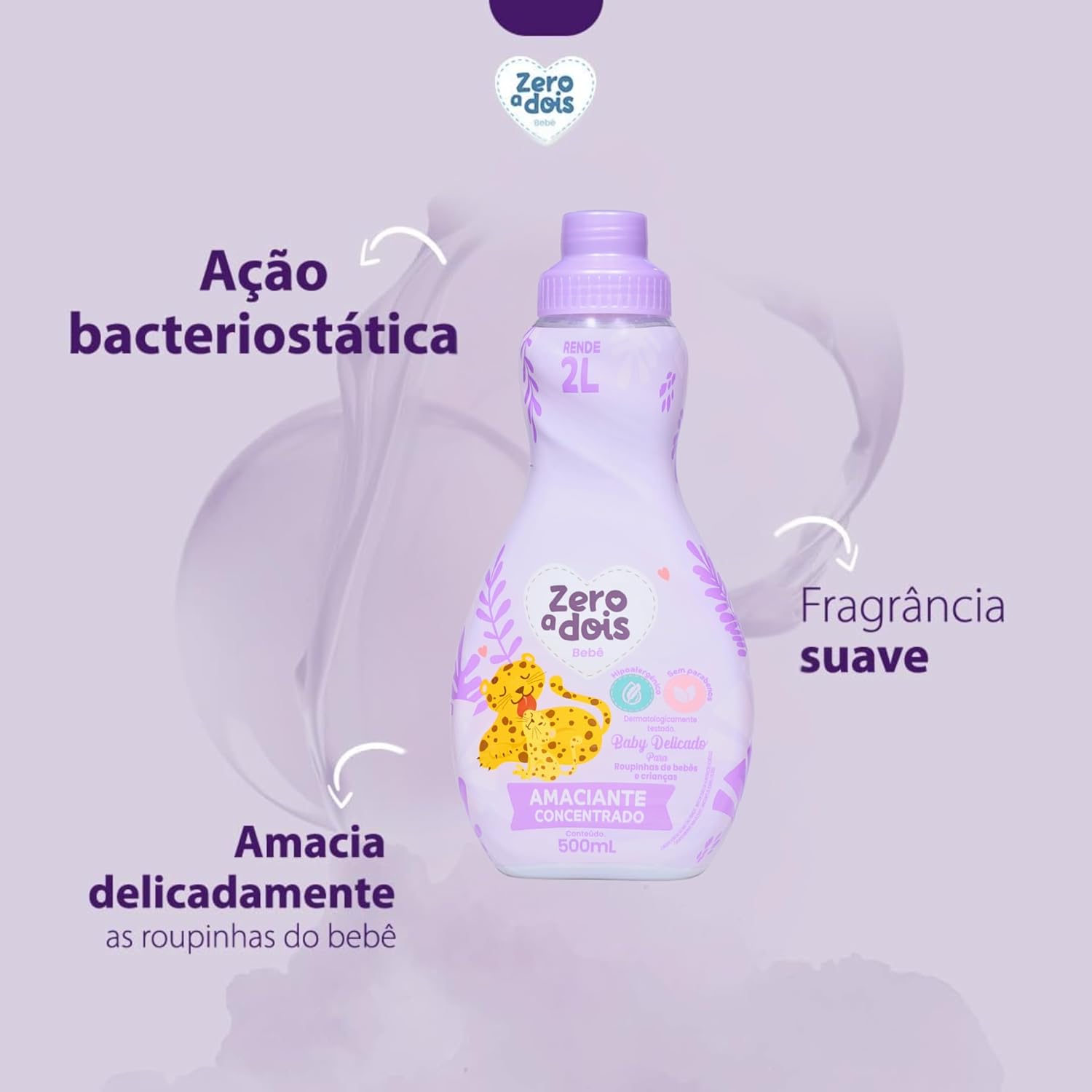 Amaciante Concentrado Baby Delicado 3