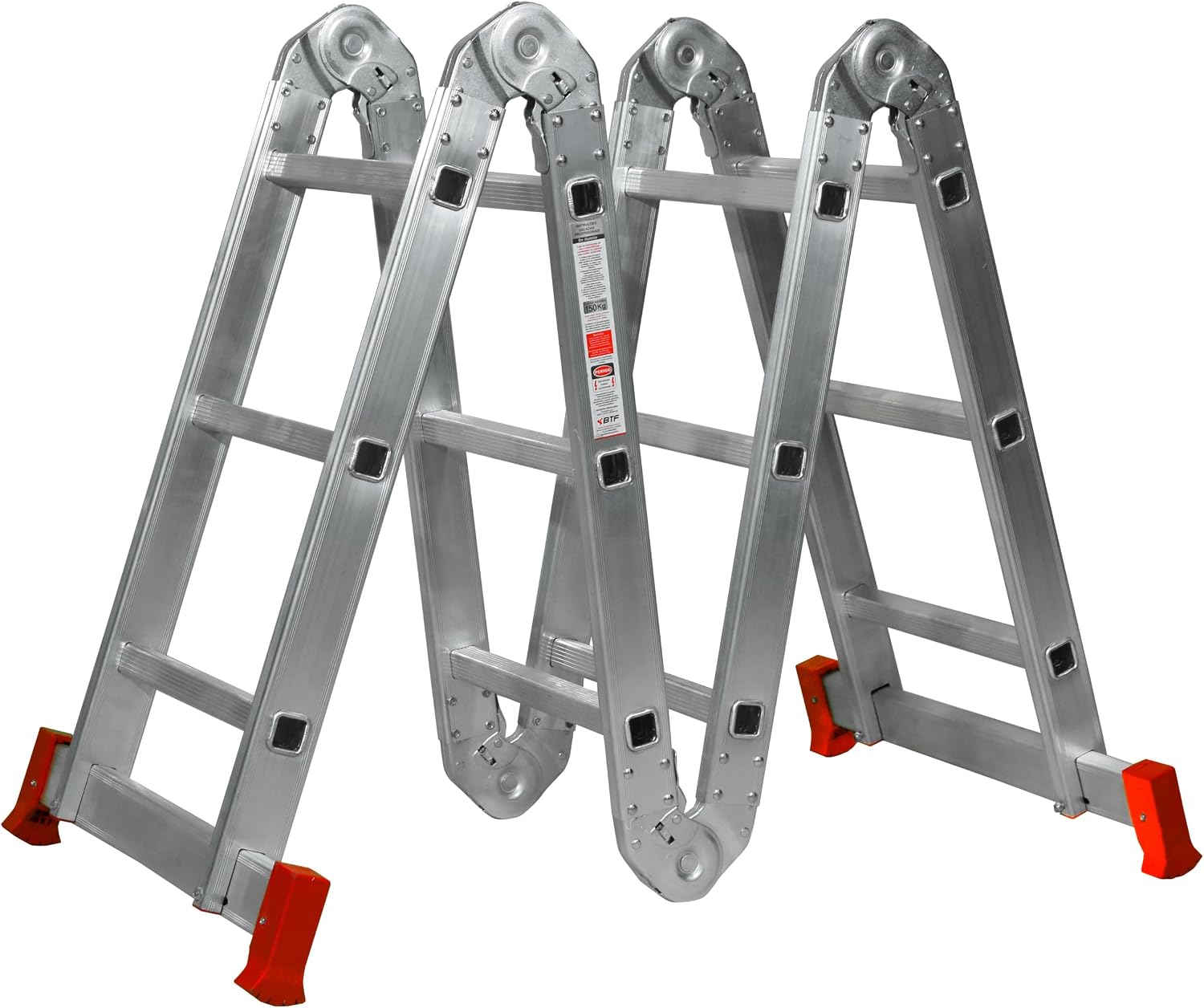 Escada Articulada de Alumínio 3x4 Degraus 3