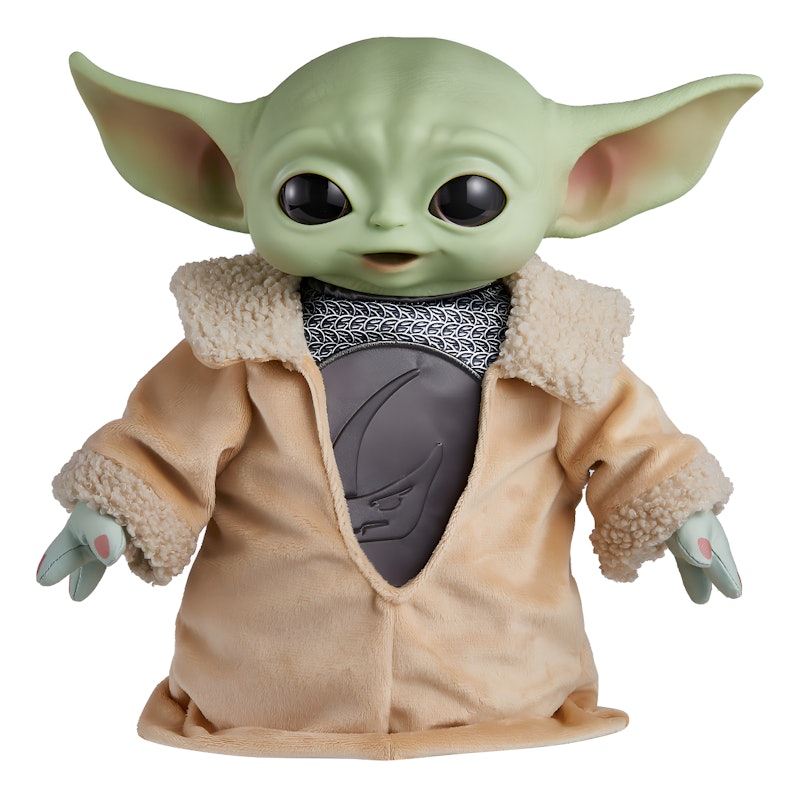 Pelúcia Grogu Star Wars Armadura Beskar Mattel 1