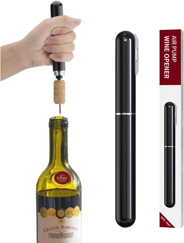 Saca-Rolha Abridor de Vinho Pneumático Bomba Ar Pressão Agulha 1