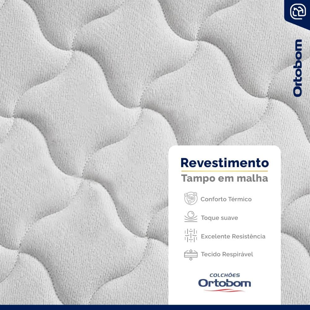 Cama Box Baú com Colchão de Molas Ensacadas D33 Ortobom Pillow In Freedom 5