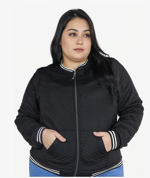Jaqueta Bomber Feminina Plus Size 2