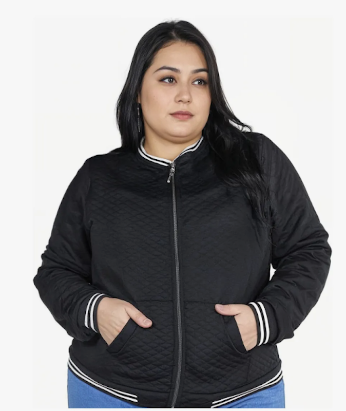 Jaqueta Bomber Feminina Plus Size 2