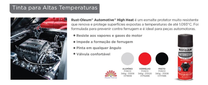 Tinta para Altas Temperaturas 3