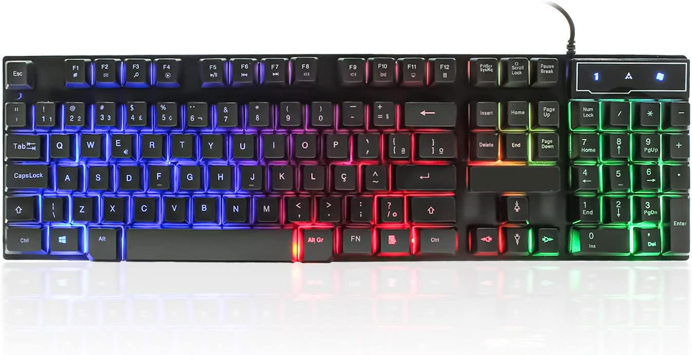 Teclado Gamer Semi Mecânico Multimídia 2