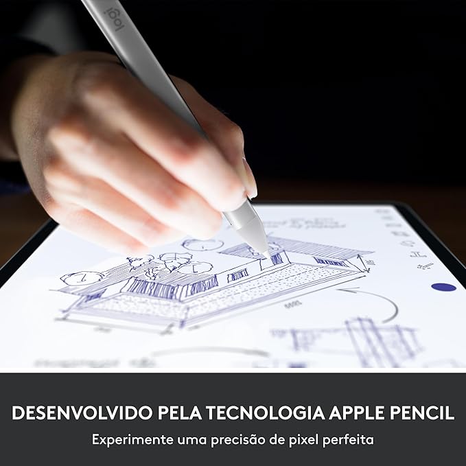Lápis Digital para Tablet Logitech Crayon 2