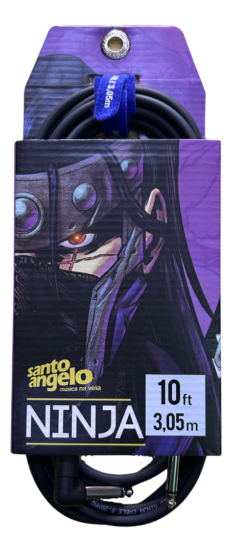 Cabo P10 / P10 Santo Angelo Ninja Guitar 3,05 m 3