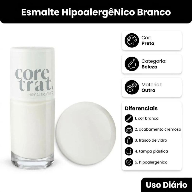 Esmalte Tule Branco 3