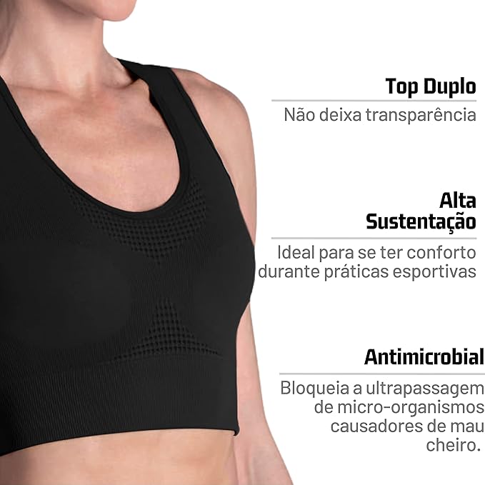 Top LSport Alta Compressão 3