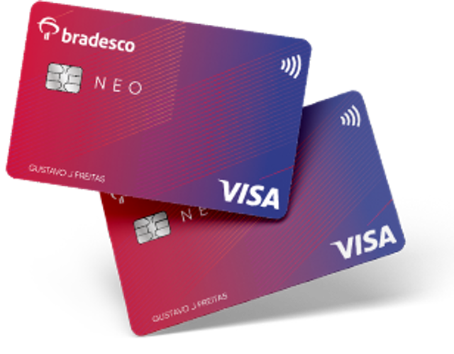 Cartão de Crédito Internacional Bradesco Neo Visa 1