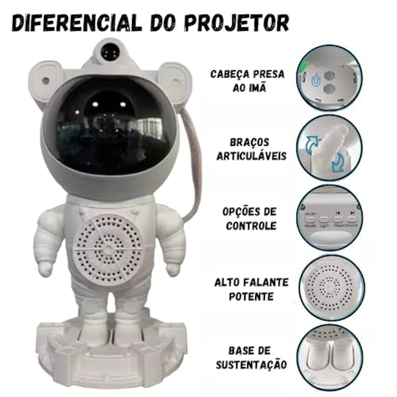 Projetor Astronauta 3