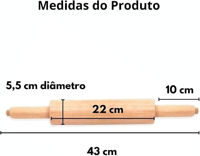 Rolo Móvel para Massa 3