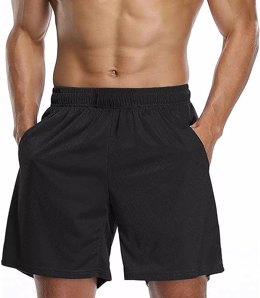 Kit 3 Shorts Masculinos 2 em 1 com Bermuda para Treino e Bolso Interno 3