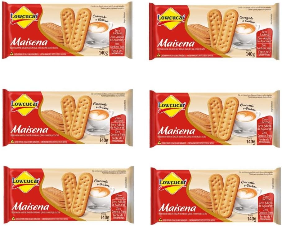 Biscoito Maisena Lowçucar Zero Adição de Açúcares 2