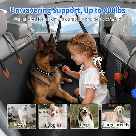 Extensor de Assento Traseiro para Cães com Fundo Rígido 4