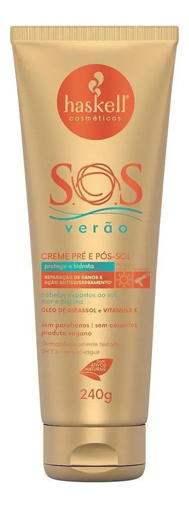 Creme Pré e Pós-Sol S.O.S Verão 1