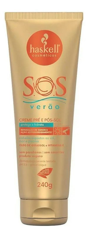 Creme Pré e Pós-Sol S.O.S Verão 1