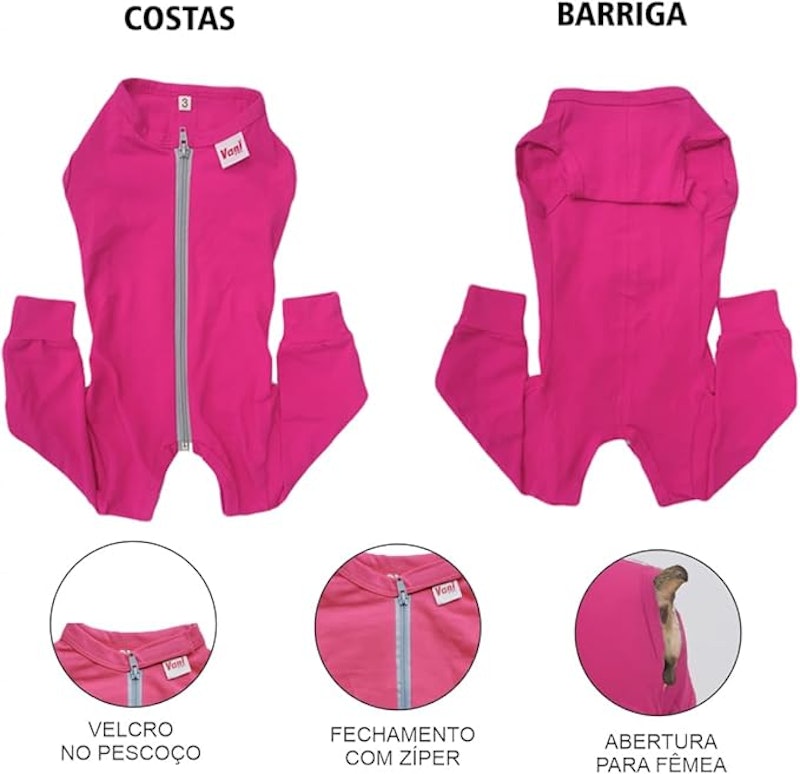 Roupa Protetora Pós-Cirúrgica para Cachorro 3