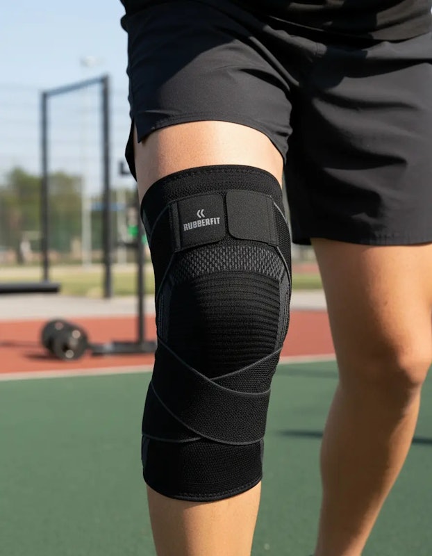 Joelheira de Compressão Elástica Premium Armor Strap 4