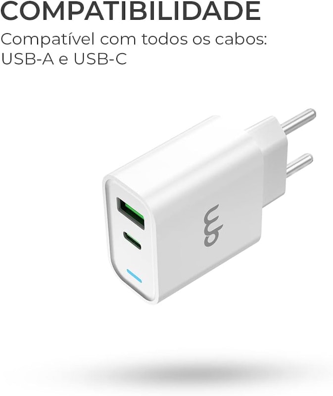 Carregador Kindle Duas Portas USB-C e USB-A 2
