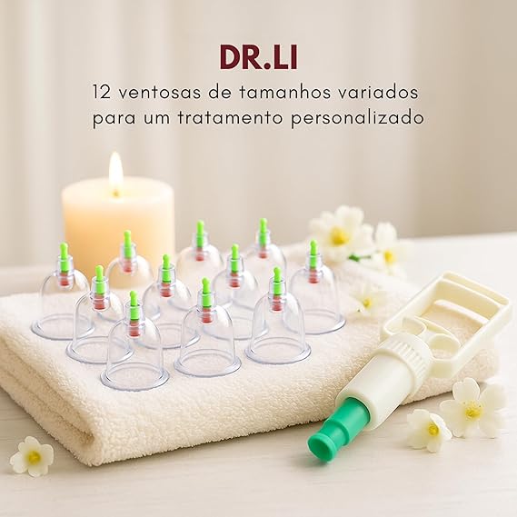 Kit 12 Ventosas Terapêuticas Dr. Li 4