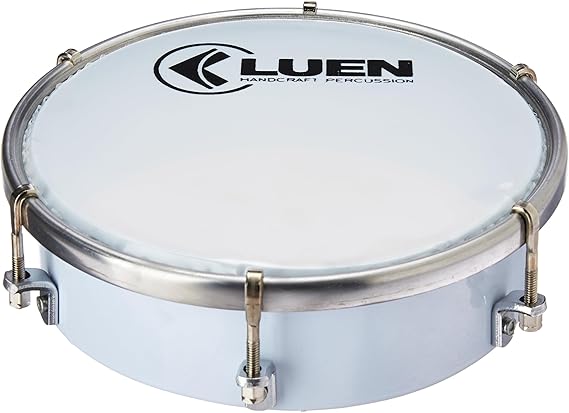 Tamborim Serie Colorsteel Branco 6" 6 Afin Simples Pele Leitosa 1