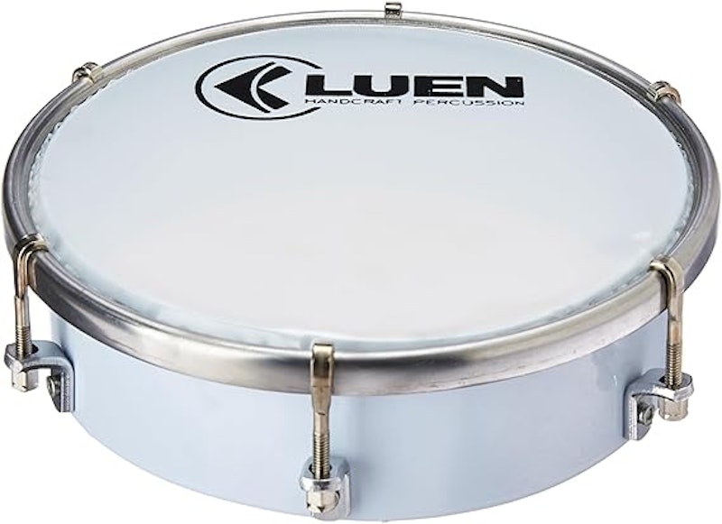 Tamborim Serie Colorsteel Branco 6" 6 Afin Simples Pele Leitosa 1