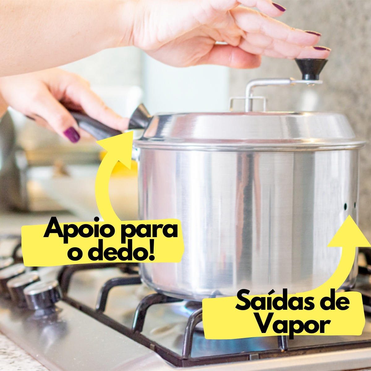 Panela Pipoqueira Alumínio Pop N°20 4