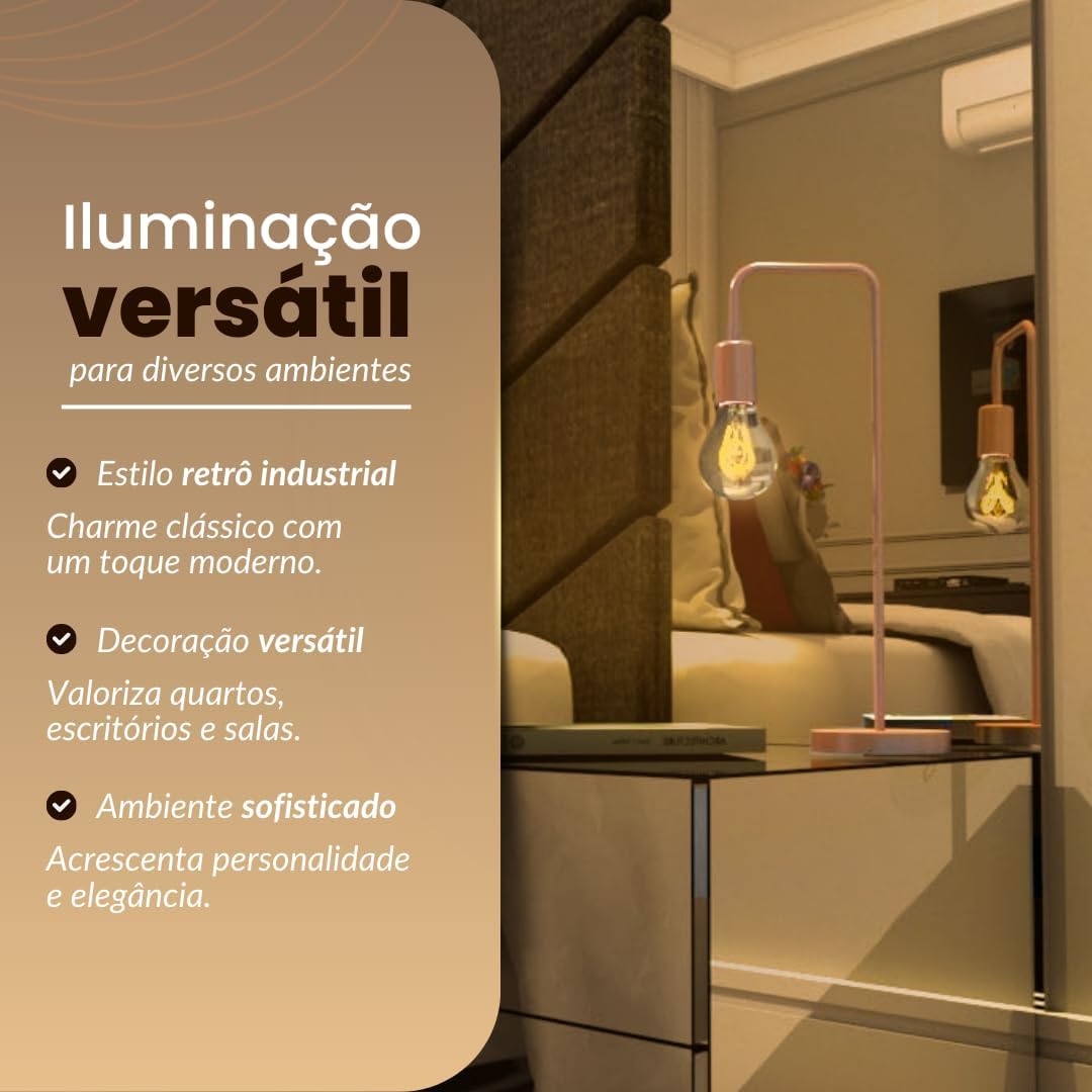 Luminária de Mesa Industrial 2