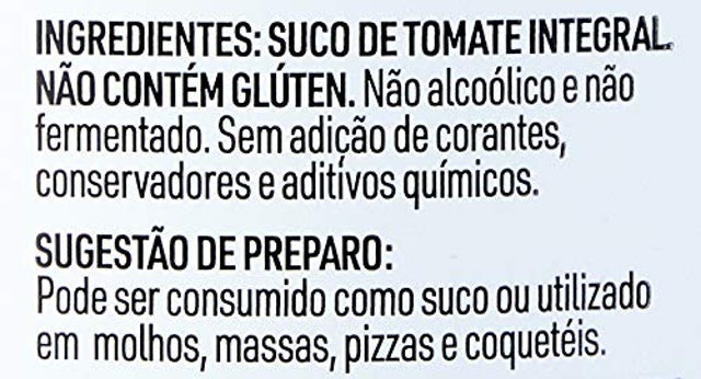 Suco de Tomate Integral 5