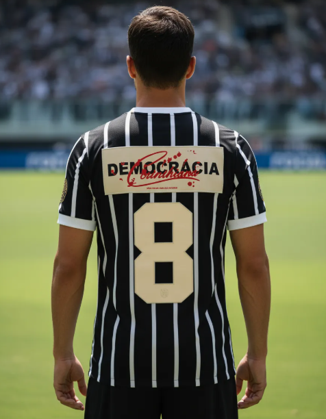 Camiseta Corinthians Democracia 8 Masculina 3