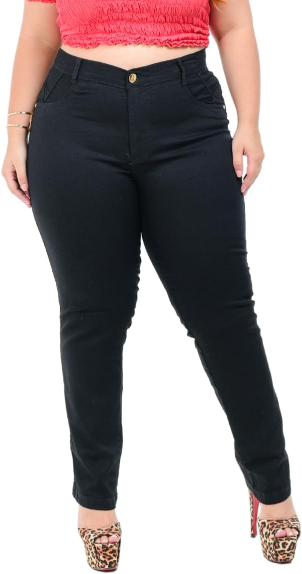 Calça Jeans Skinny Plus Size 1