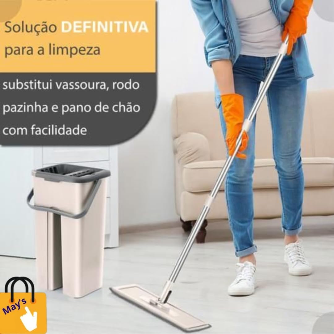 Rodo Mágico Dobrável Seca Tudo Pro com 1 Refil 3