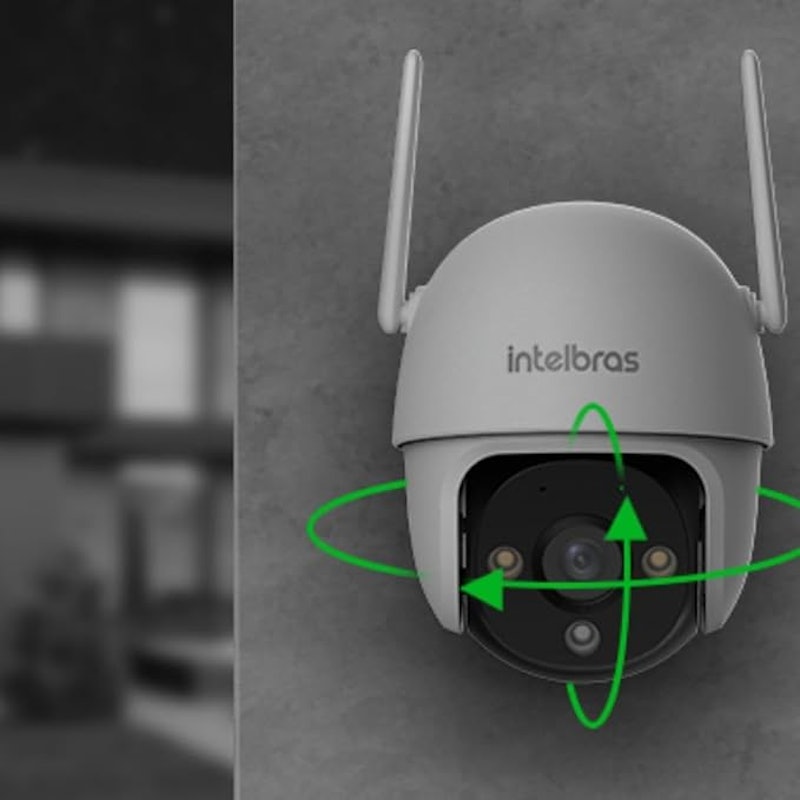 Câmera Externa Inteligente Wi-Fi Full HD 360° 3