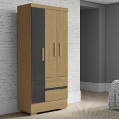 Guarda-Roupa 3 Portas 2 Gavetas Aramóveis