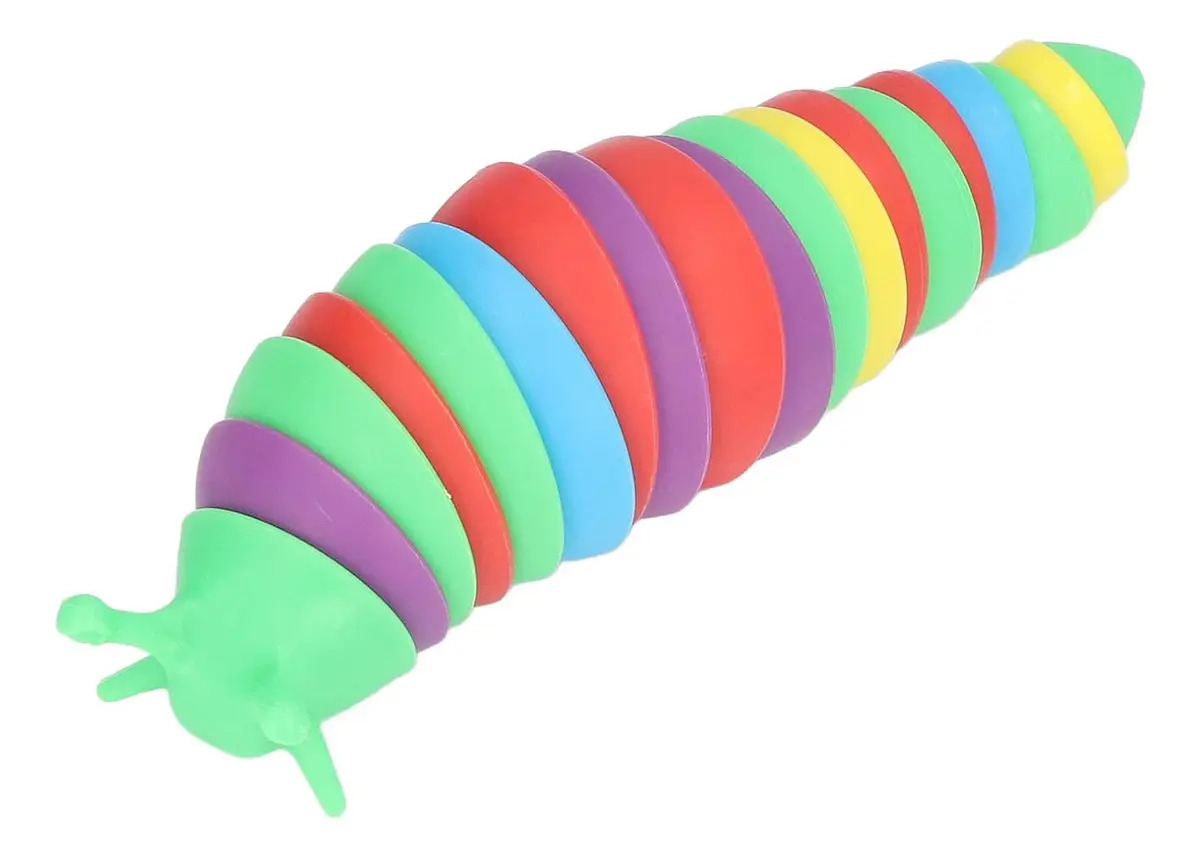 Lesma Articulada Fidget Toy Slug 3D 4