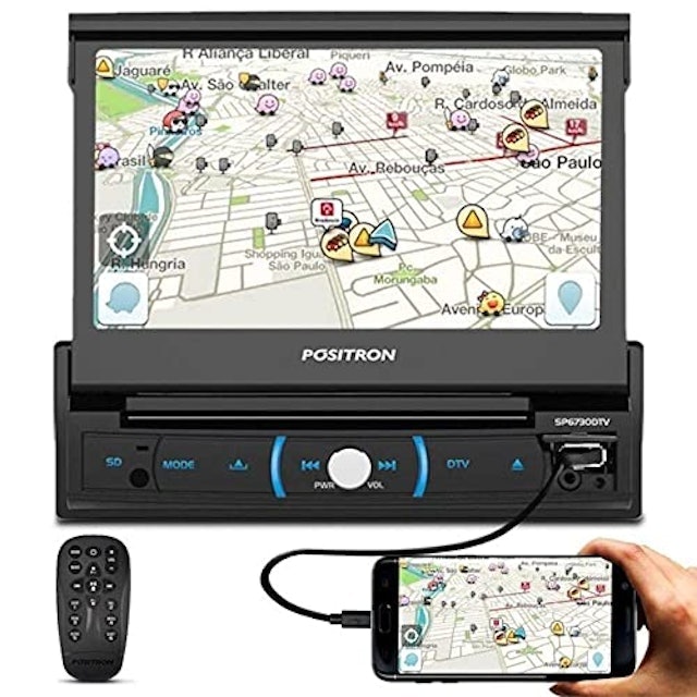 DVD Player Automotivo Retrátil com TV 3