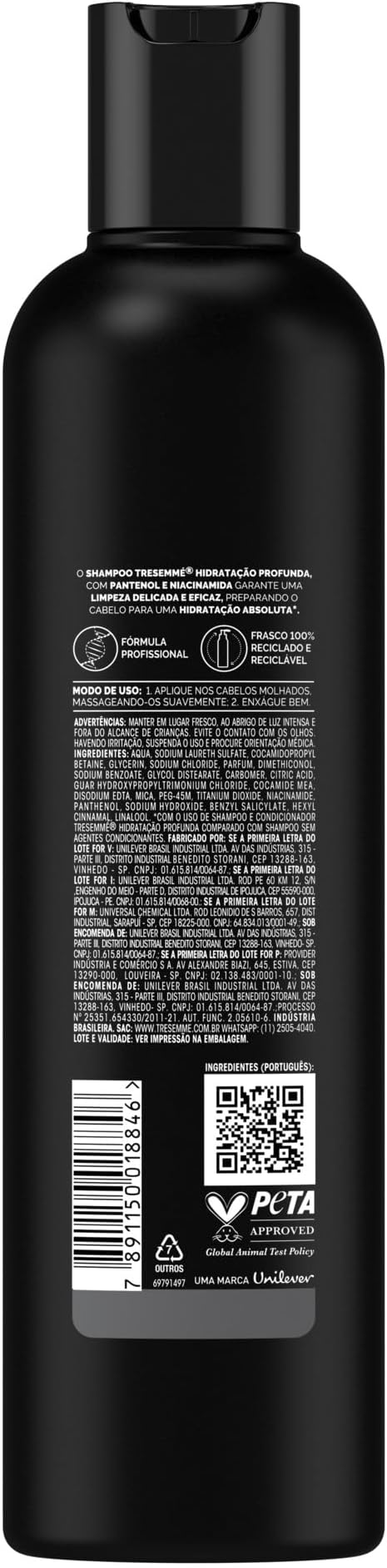 Shampoo TRESemmé Hidratação Profunda 4
