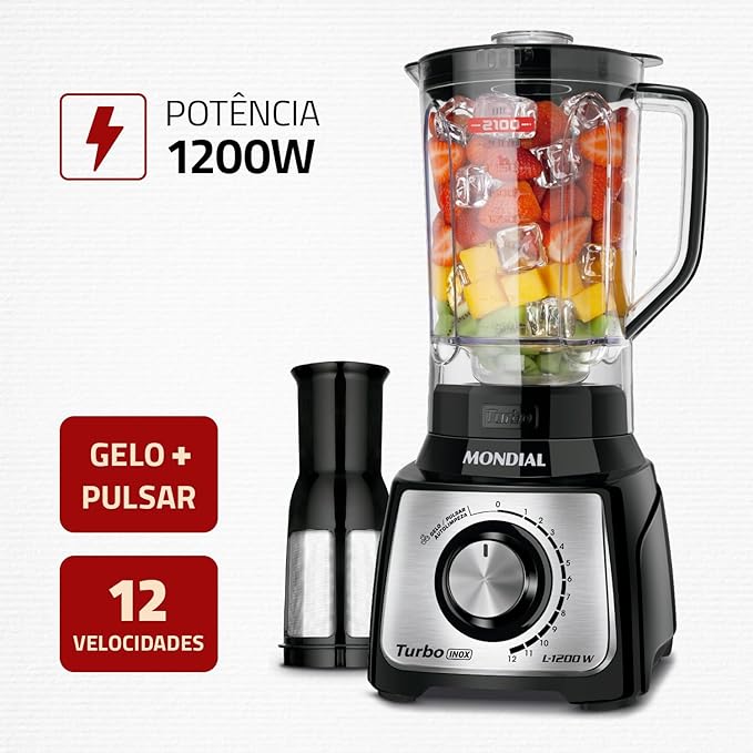 Liquidificador Mondial Turbo Black 2