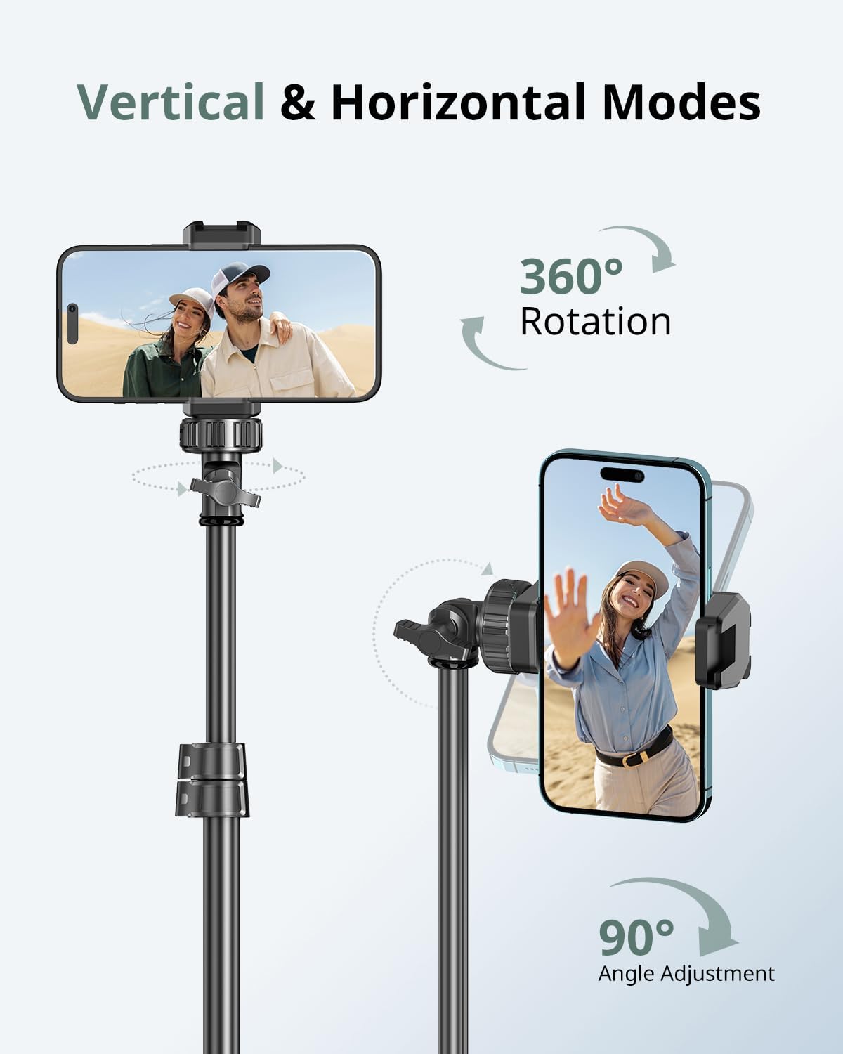 Tripé de Telefone de 62 Polegadas e Bastão de Selfie Sensyne 4