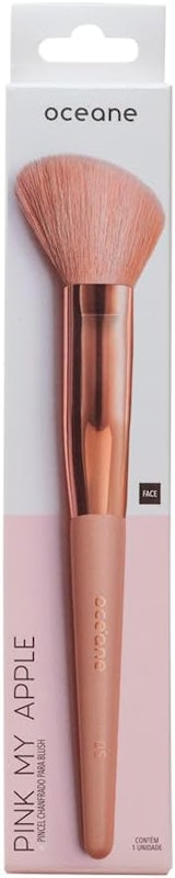 Pincel para Blush Chanfrado Pink My Apple Ocn5 3