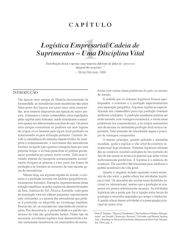 Gerenciamento da Cadeia de Suprimentos/Logística Empresarial 5