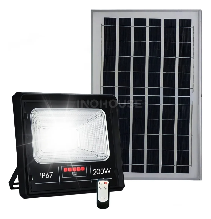 Holofote Solar Refletor 200 W Prova D’água 4