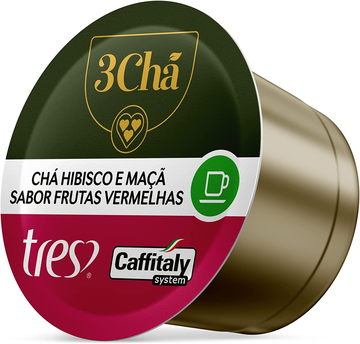 Cápsula de Chá Hibisco e Maçã TRES 3Chá 2