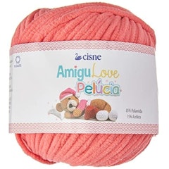 Fio Amigulove Pelúcia Cisne (Coral)