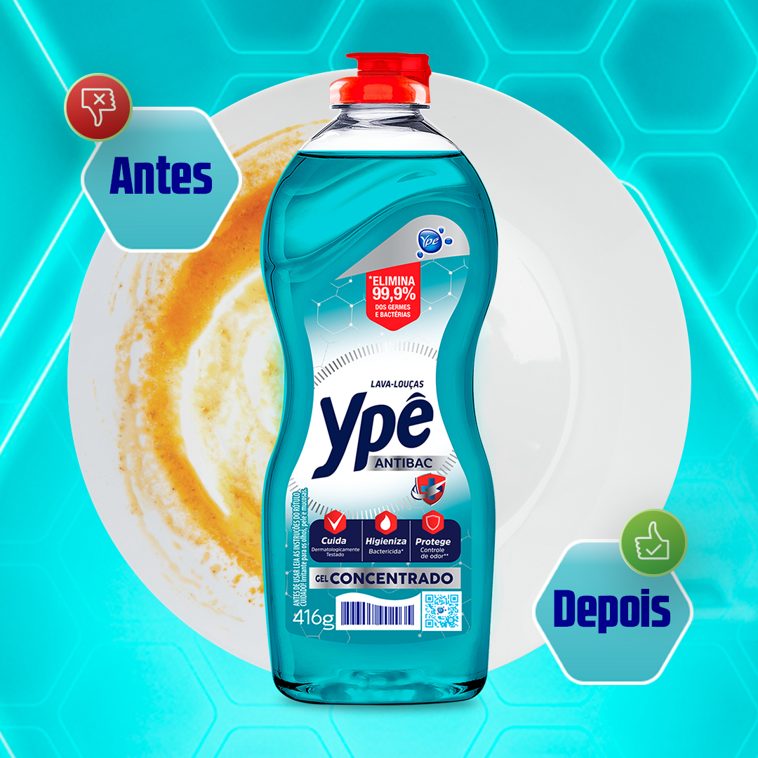 Detergente Concentrado Ypê Antibac 3