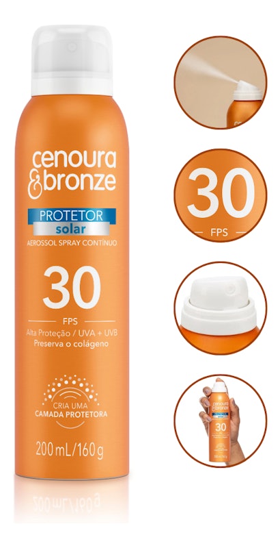 Protetor Solar Aerossol FPS 30 3