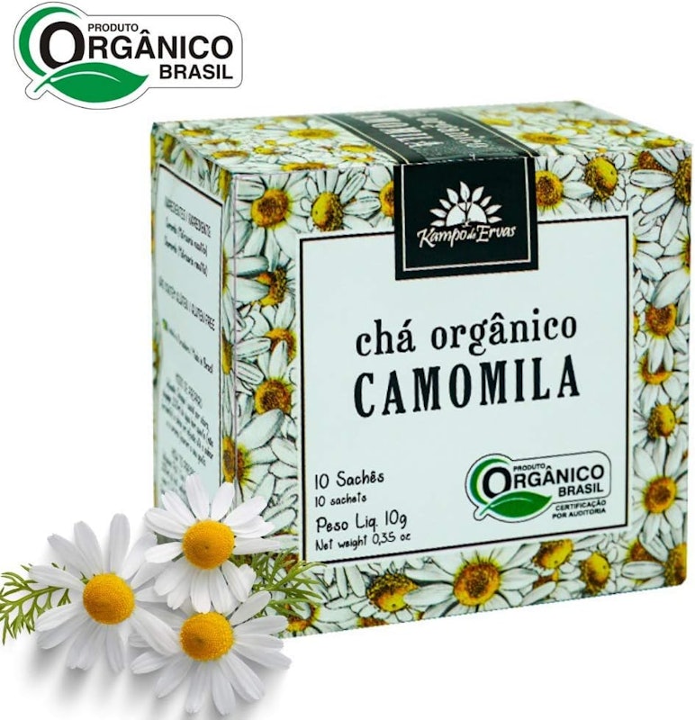 Camomila Orgânica em Sachê Kampo de Ervas 2