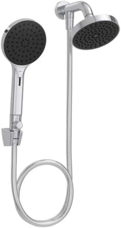 Chuveiro Redondo de Parede 12,6 cm com Desviador Flex Cromado 1