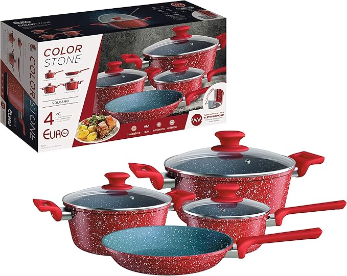Conjunto de Panelas ColorStone 4 Peças 3